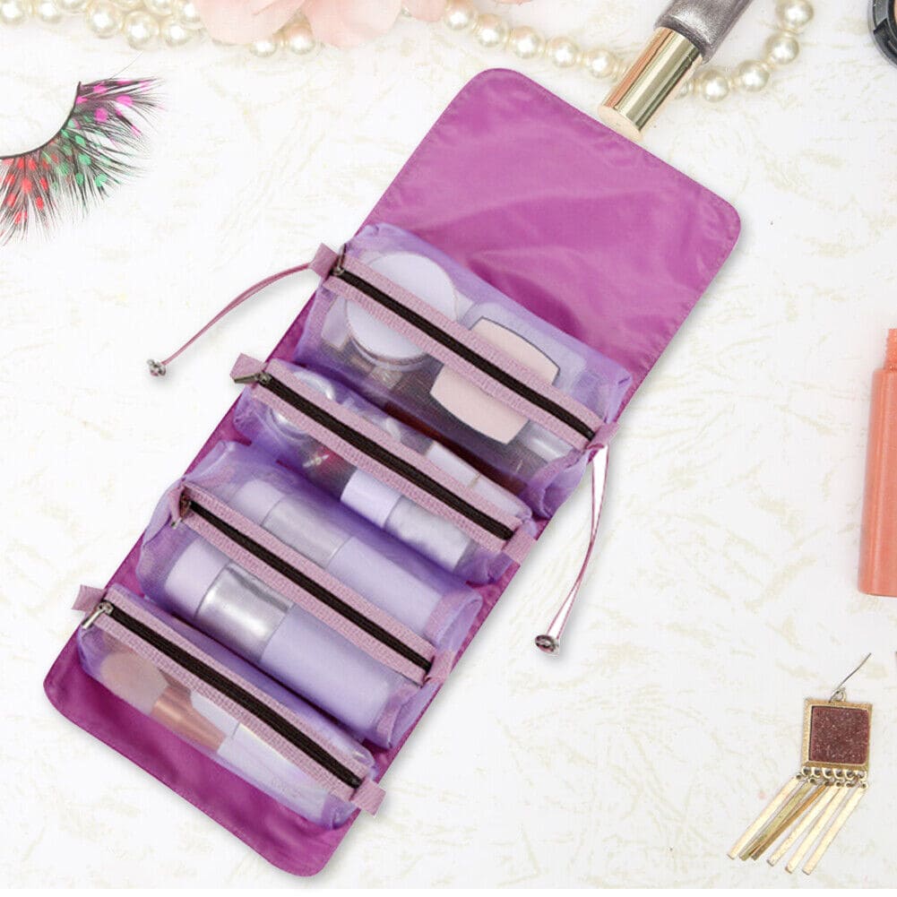 4 In 1 Foldable Mesh Bag, Separable Toiletry Storage Bag Organizer, Multifunctional Women Cosmetic Bag, Travel Organizer Foldable Hanging Nylon Wash Storage Bag, Portable Makeup Bag Toiletry Pouch, Portable Detachable Wash Pouch 4 In 1 Foldable Mesh Bag, Separable Toiletry Storage Bag Organizer, Multifunctional Women Cosmetic Bag, Travel Organizer Foldable Hanging Nylon Wash Storage Bag, Portable Makeup Bag Toiletry Pouch, Portable Detachable Wash Pouch